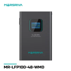باتری لیتیومی 5.1 کیلووات ساعت 102 آمپر 51.2 ولت برند MARSRIVA مدل MR-LFP48-100-WMD
