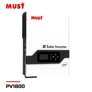 سانورتر 3 کیلووات برند ماست مدل PV1800 با شارژر 60 آمپر MPPT