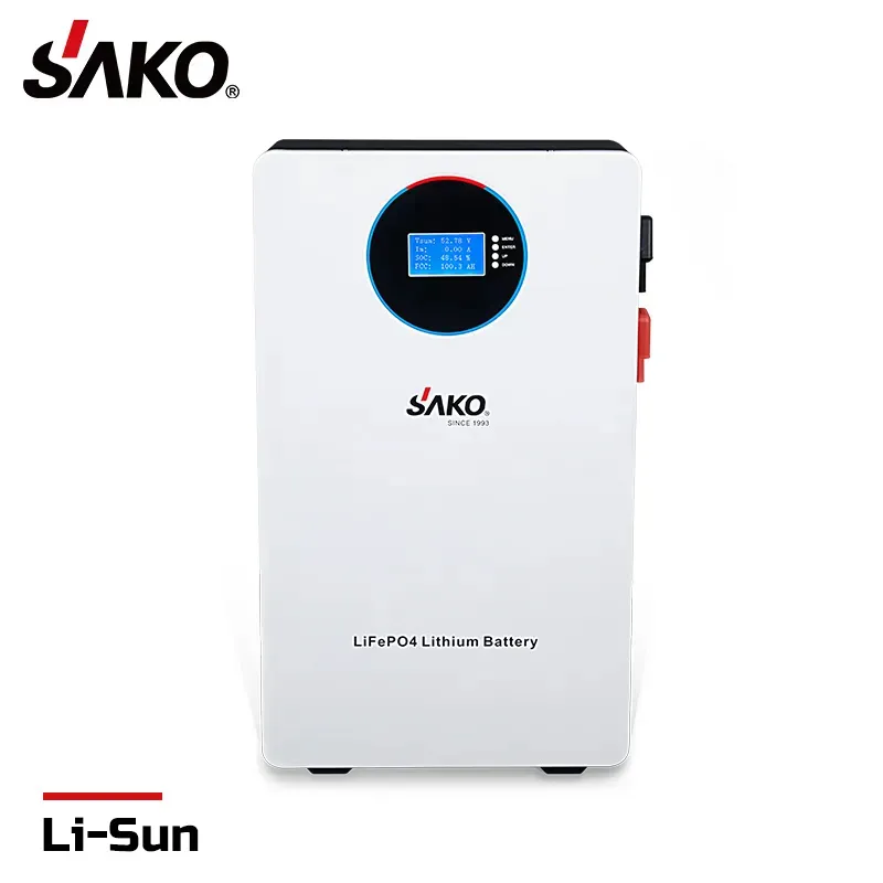 باتری لیتیومی 5 کیلووات ساعت 100 آمپر 51.2 ولت برند ساکو مدل Li-Sun