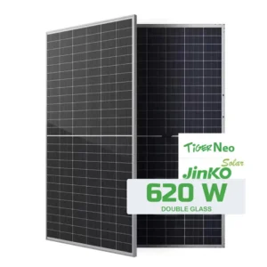 پنل خورشیدی 620 وات مونو کریستال بایفشیال برند JINKO SOLAR با تکنولوژی N-Type