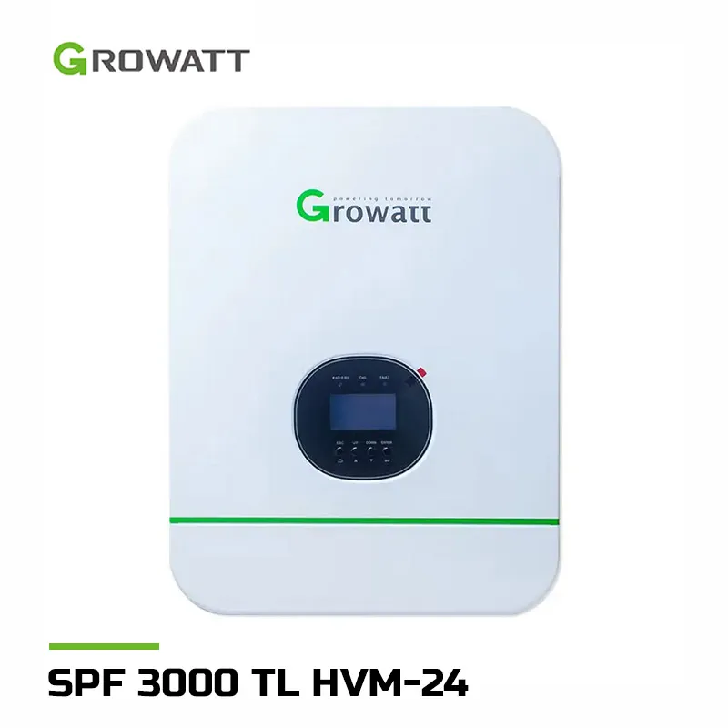 سانورتر 3 کیلووات برند گرووات مدل SPF 3000 TL HVM-24 با شارژر 50 آمپر MPPT
