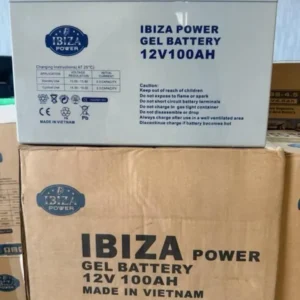 باتری خورشیدی 100 آمپر 12 ولت برند IBIZA مدل Deep Cycle GEL