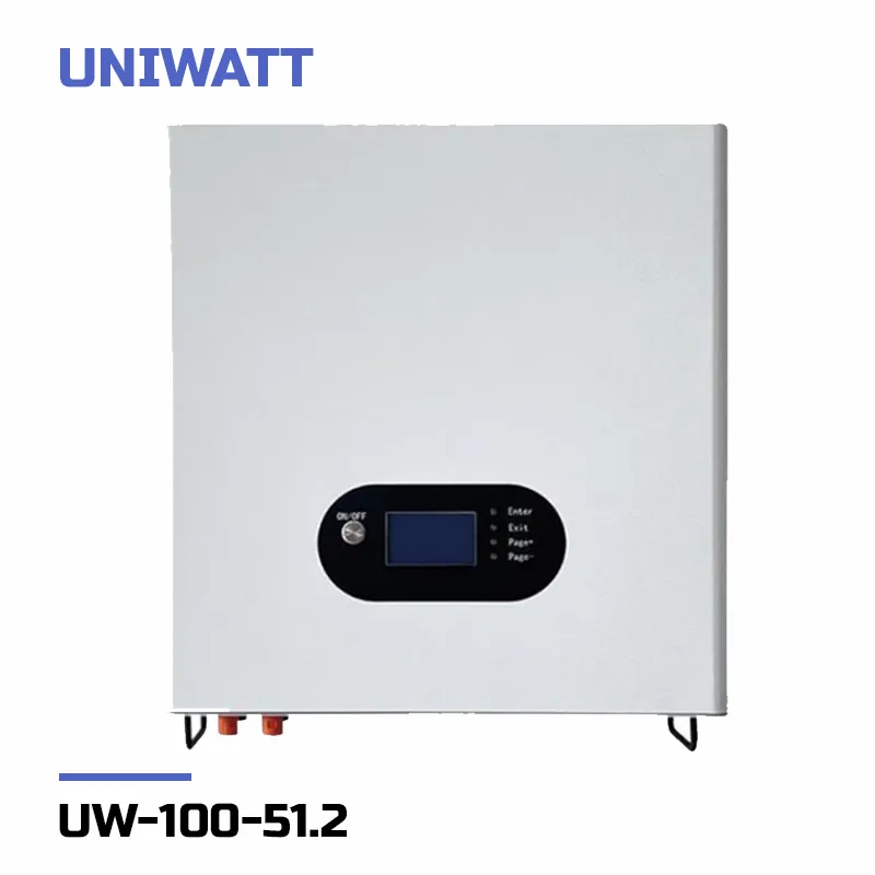 باتری لیتیومی 5 کیلووات 100 آمپر 51.2 ولت برند UNIWATT مدل UW-100-51.2