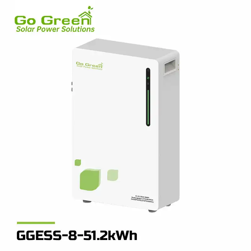 باتری لیتیومی 8 کیلووات 155 آمپر 51.2 ولت برند Go Green مدل GGESS-51.2-8kWh