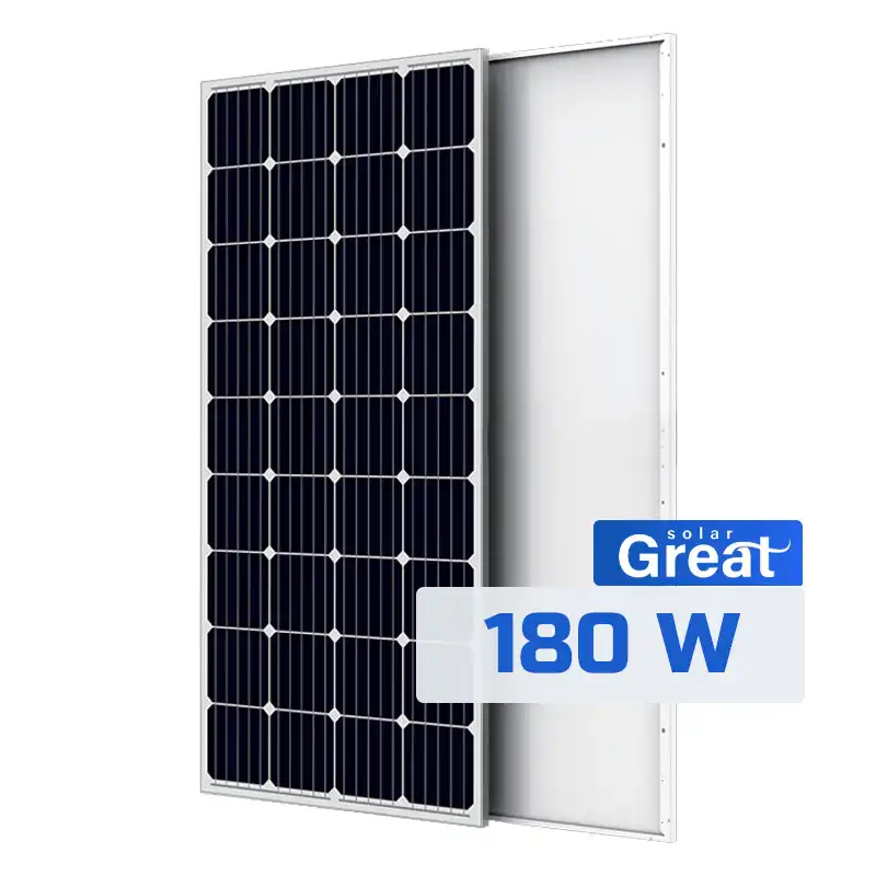 پنل خورشیدی 180 وات مونو کریستال برند Great Solar مدل M180