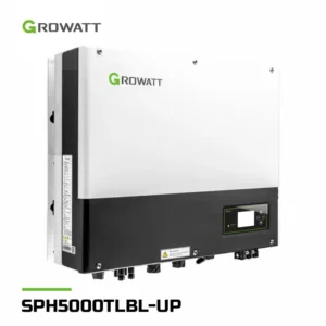 اینورتر هیبریدی خورشیدی 5 کیلووات تک فاز برند Growatt مدل SPH5000TLBL-UP