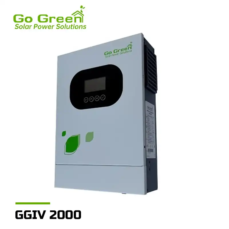 سانورتر 2 کیلووات برند GOGreen مدل GGIV 2000 با شارژر 60 آمپر MPPT