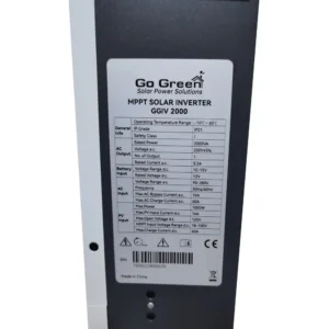 سانورتر 2 کیلووات برند GOGreen مدل GGIV 2000 با شارژر 60 آمپر MPPT