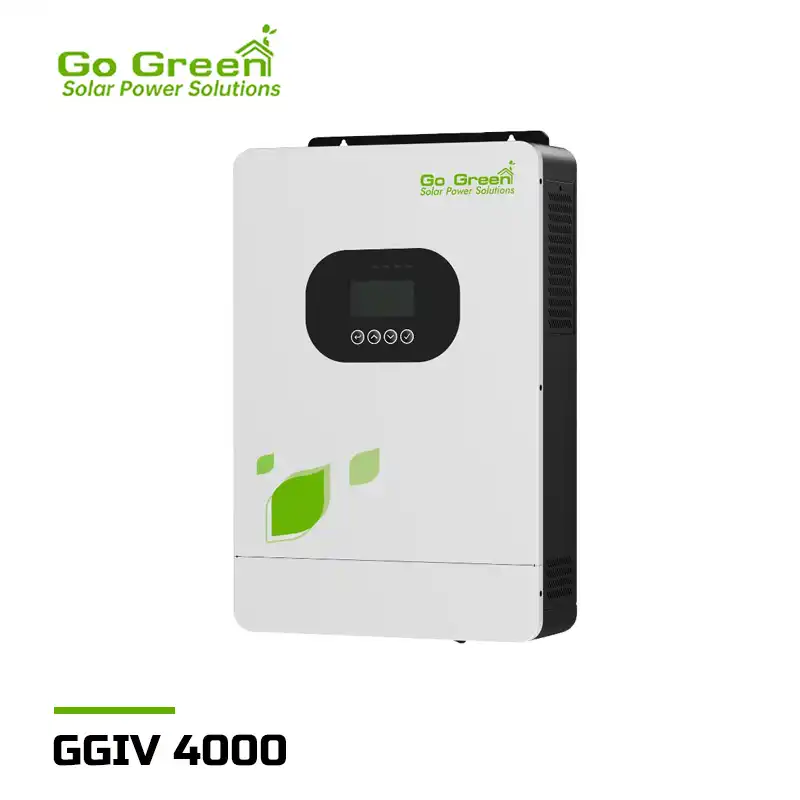 سانورتر 4 کیلووات برند GoGreen مدل GGIV 4000 با شارژ 100 آمپر MPPT