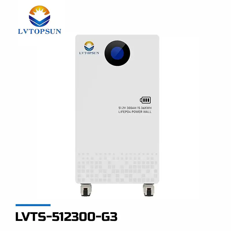 باتری لیتیومی 15.36 کیلووات 300 آمپر 51.2 ولت برند LVTOPSUN مدل LVTS-512300-G3