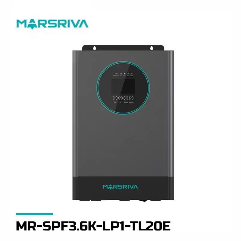 سانورتر 3.6 کیلووات برند Marsriva مدل MR-SPF3.6K-LP1-TL20E با شارژر 100 آمپر MPPT