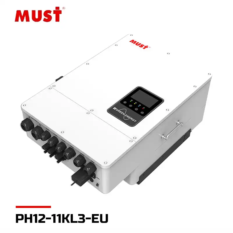 اینورتر هیبریدی خورشیدی 12 کیلووات سه فاز برند MUST مدل PH11-12KL3-EU