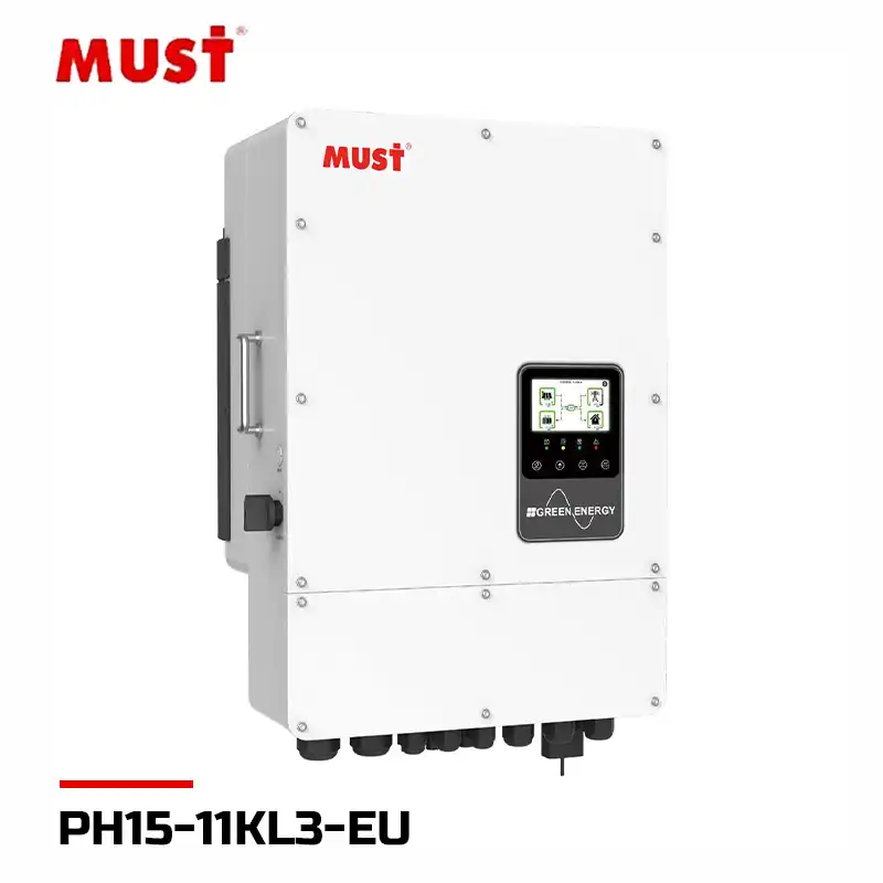 اینورتر هیبریدی خورشیدی 15 کیلووات سه فاز برند MUST مدل PH11-15KL3-EU