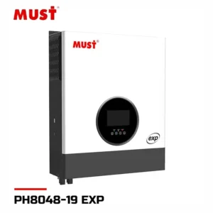 اینورتر هیبریدی خورشیدی 8 کیلووات تک فاز برند MUST مدل PH19-8048 EXP